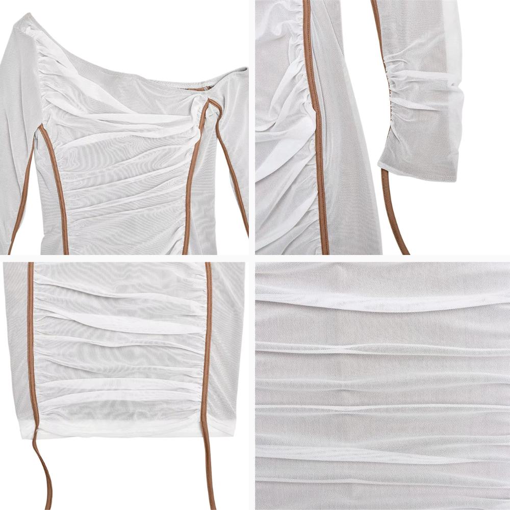 Gabrielle - Stijlvolle Asymmetrische Midi Jurk
