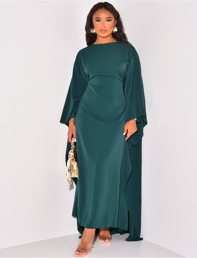 Noor Vloeiende Cape Jurk