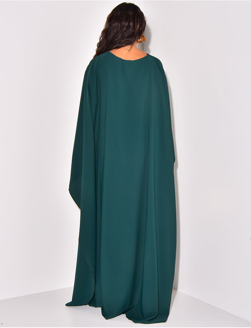 Noor Vloeiende Cape Jurk