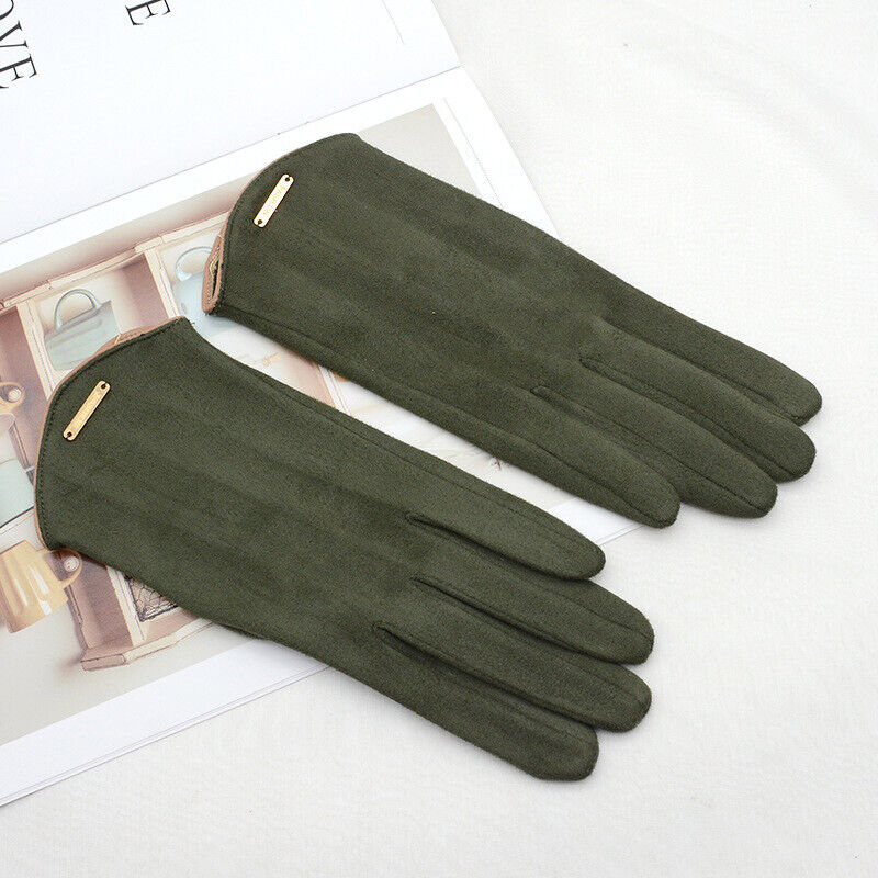 Dorine Elegante Suède Handschoenen met Cashmere Voering