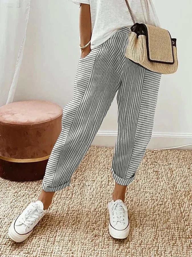 Sienna Luxe Linnen Broek – Stijlvol & Comfortabel