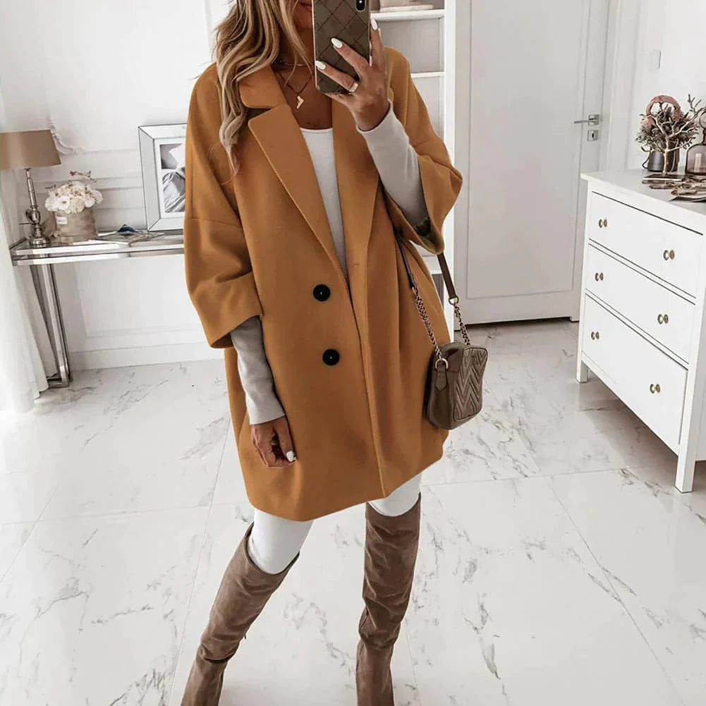 Yara's Luxe Winterjas - Tijdloze Elegantie en Comfort voor Elke Gelegenheid