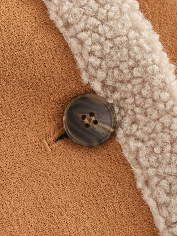 Amber Luxe Shearling Jacket with Soft Lining