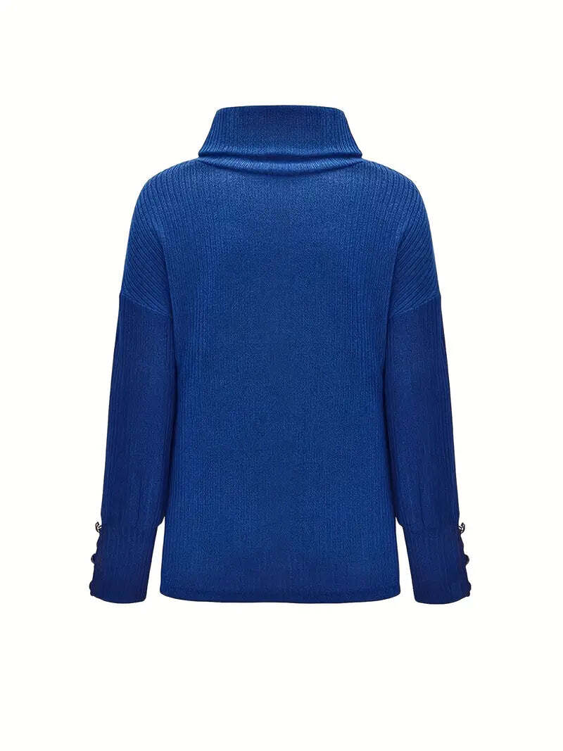 Elise - Casual Cotton Turtleneck - Comfortable and Timeless Design