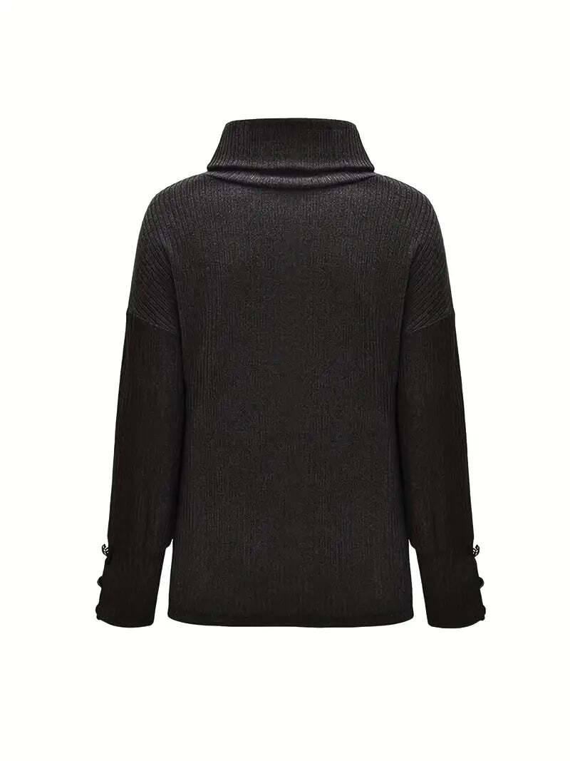 Elise - Casual Cotton Turtleneck - Comfortable and Timeless Design
