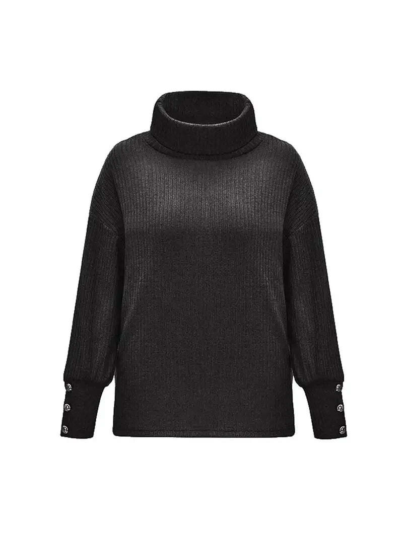 Elise - Casual Cotton Turtleneck - Comfortable and Timeless Design