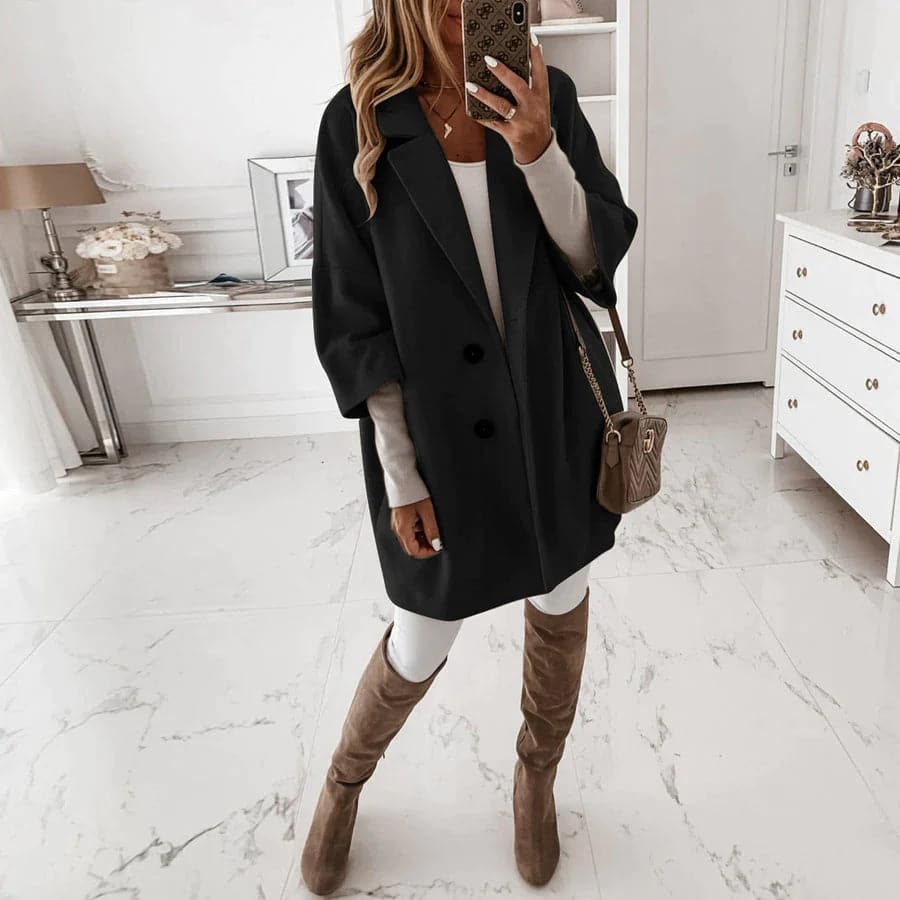Yara's Luxe Winterjas - Tijdloze Elegantie en Comfort voor Elke Gelegenheid