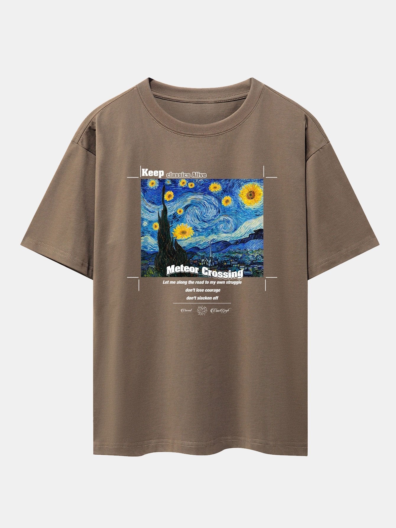 Amara | Comfortabel Abstract Print T-Shirt