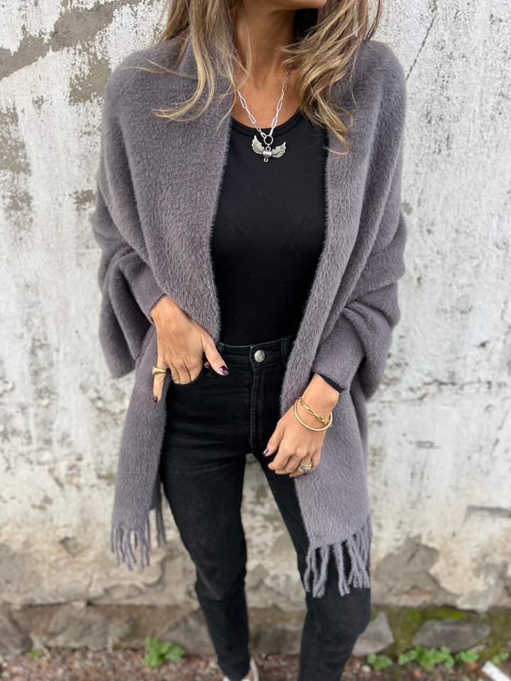 Zara Luxe gebreid vest met verfijnde details