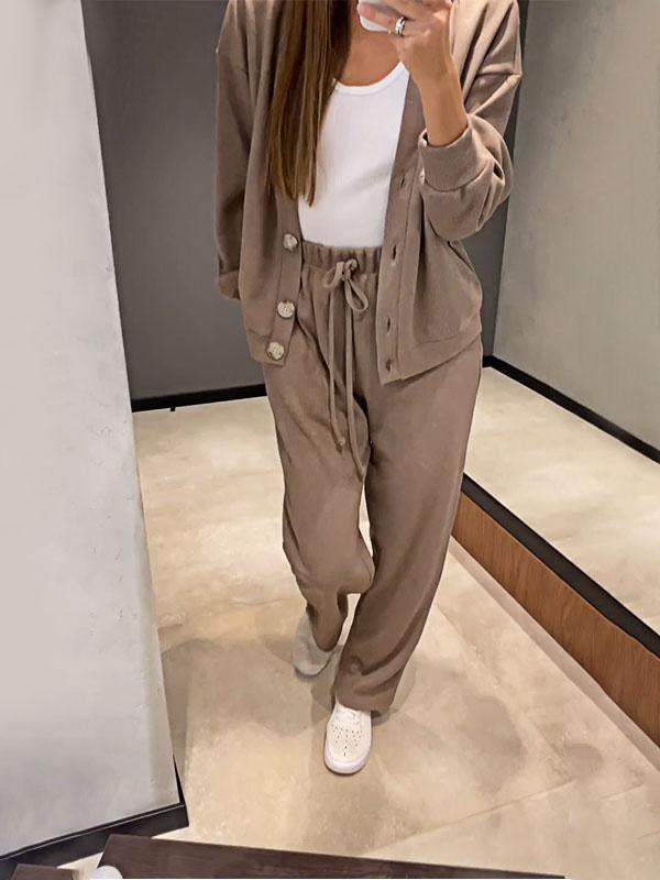 Elena Luxe Comfort Set – Zacht & Stijlvol Loungewear