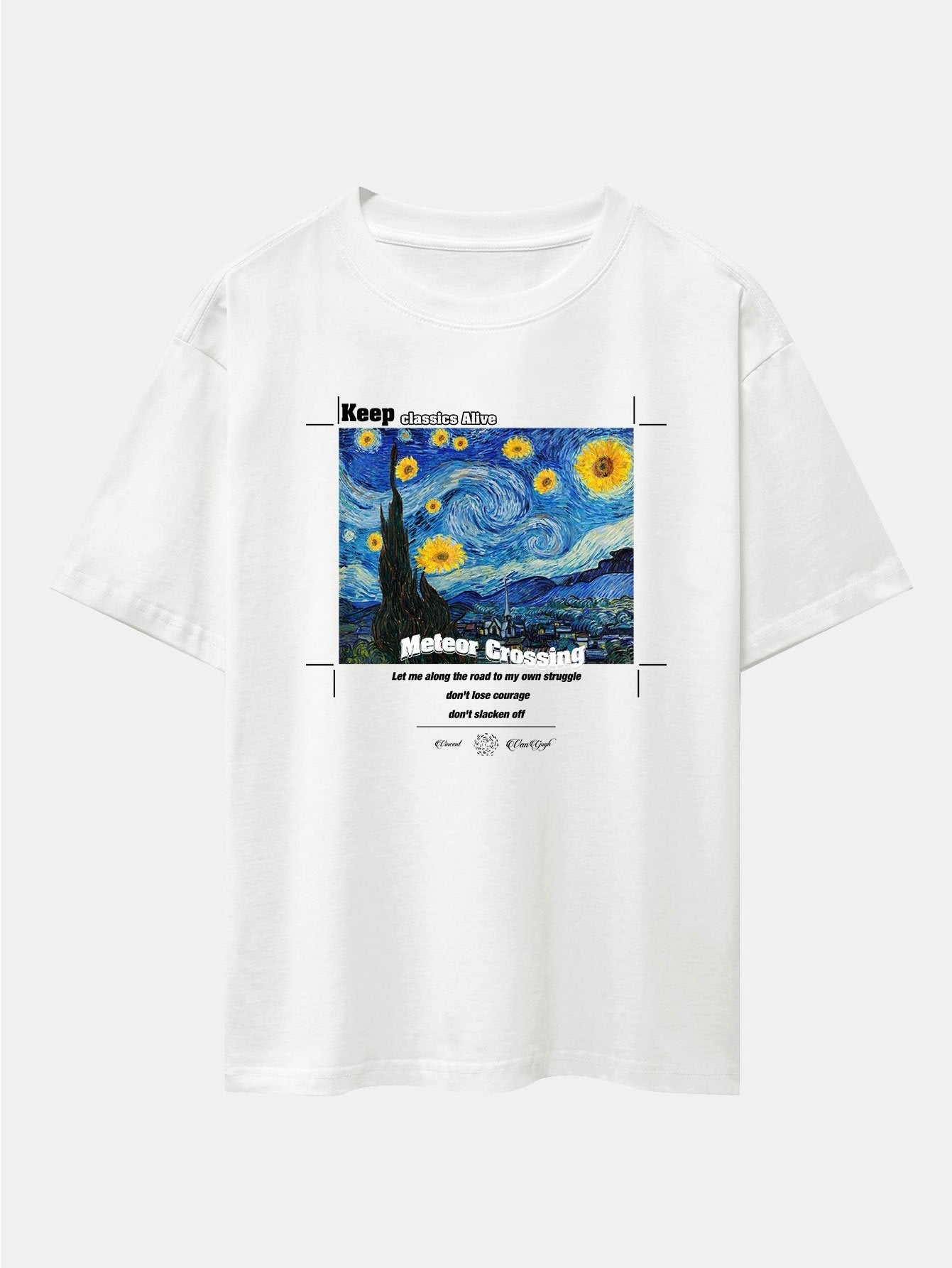 Amara | Comfortabel Abstract Print T-Shirt