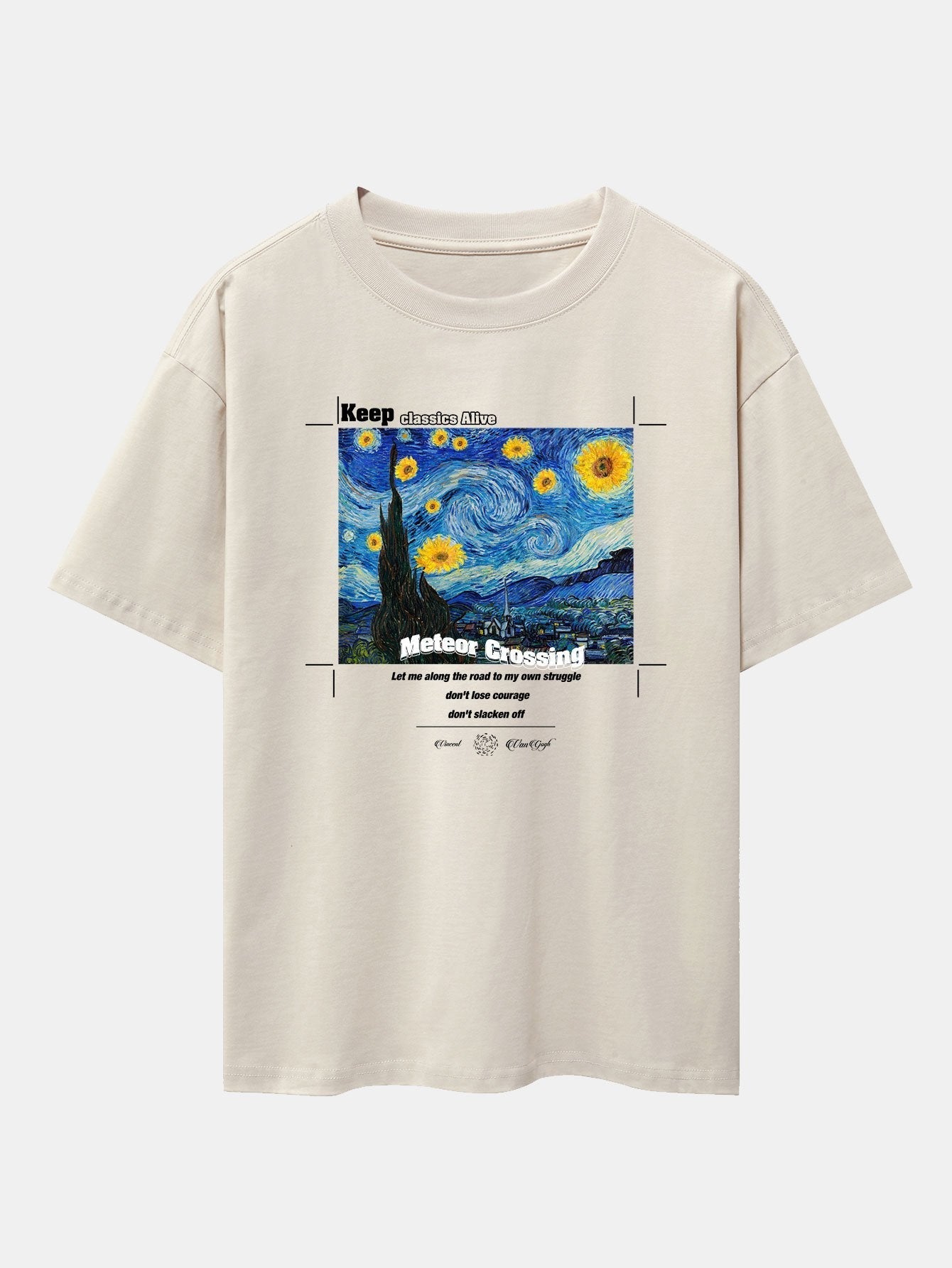 Amara | Comfortabel Abstract Print T-Shirt