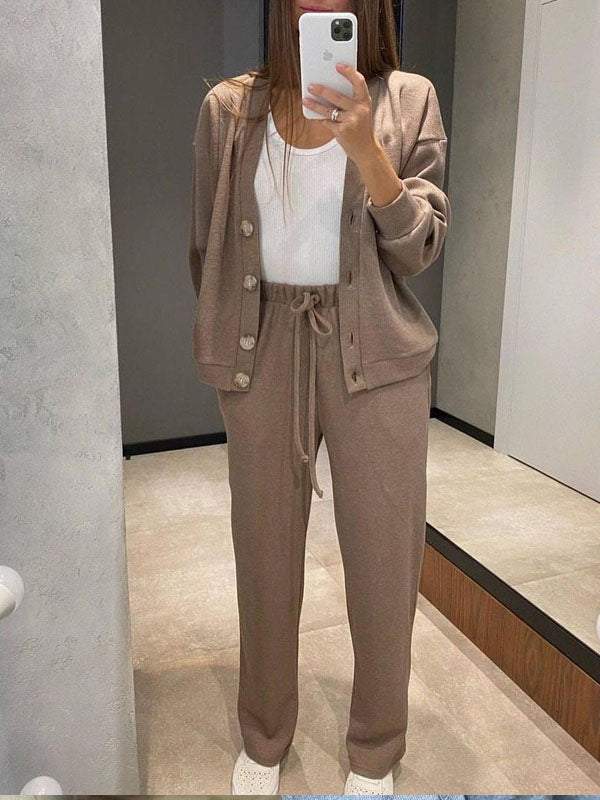 Elena Luxe Comfort Set – Zacht & Stijlvol Loungewear