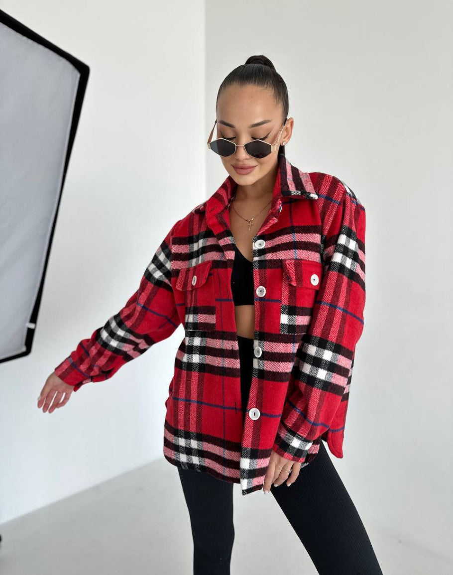 Elisay Luxe Ladies Karo-Jacket - Stylish and Comfortable for Autumn