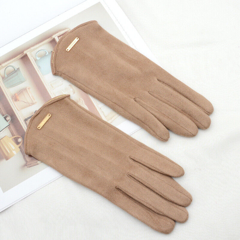 Dorine Elegante Suède Handschoenen met Cashmere Voering