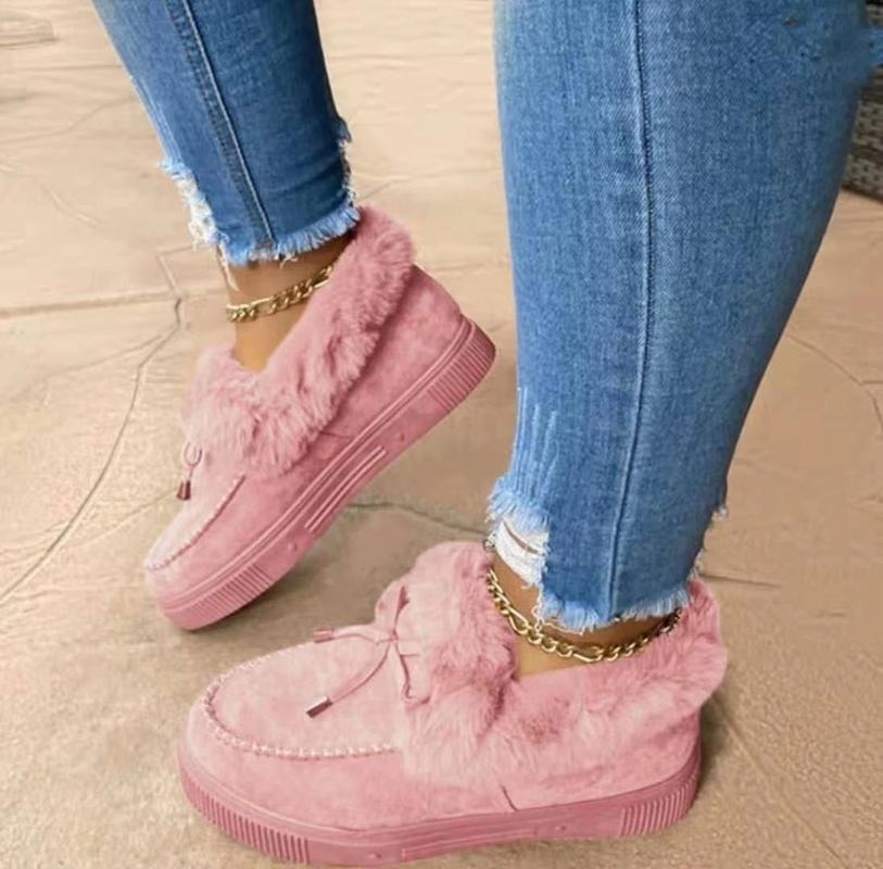 Eline Comfortabele Winterinstappers met Luxe Bontvoering
