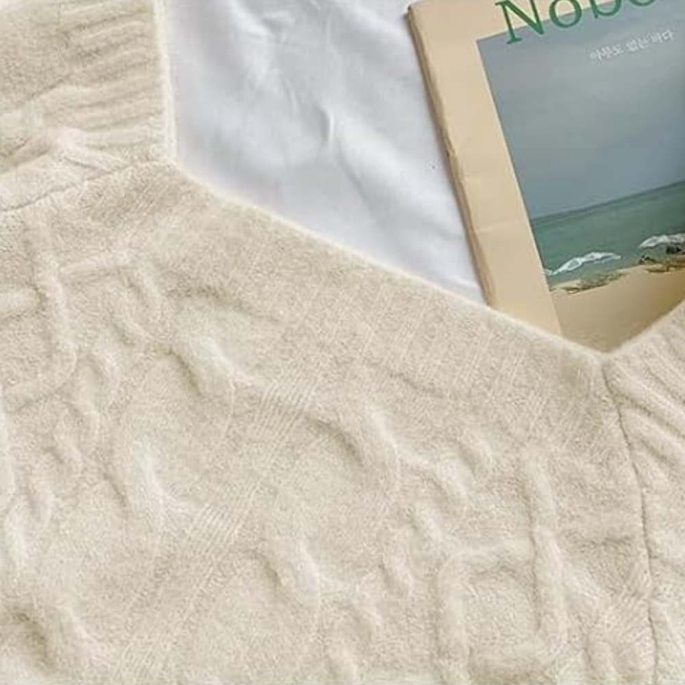 Naomi - Trendy Gebreide Trui met Puff Mouwen