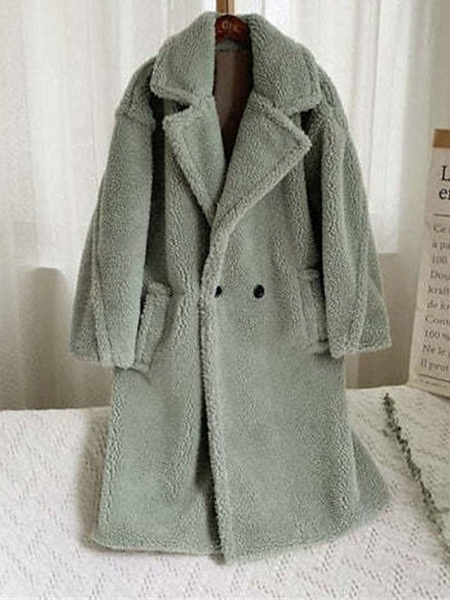 Anouk Warme Winterjas | Luxe Pluche Jas voor Dames