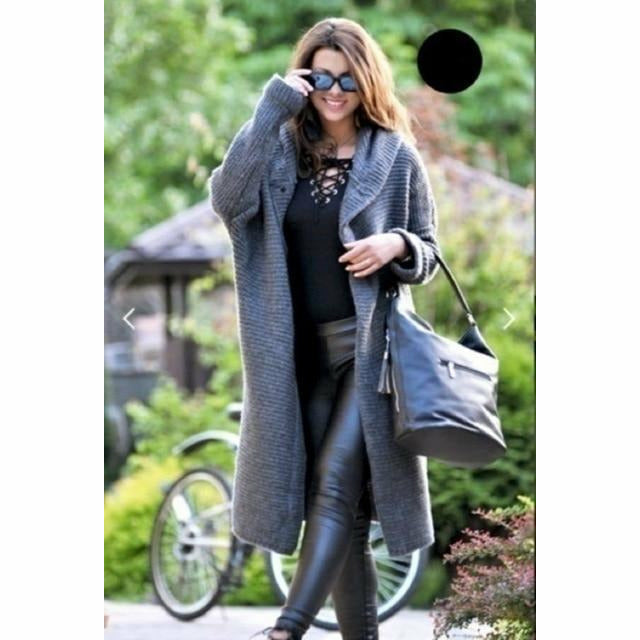 Emma Luxe Wollen Jas met Capuchon - Comfortabele Lange Effen Casual Stijl