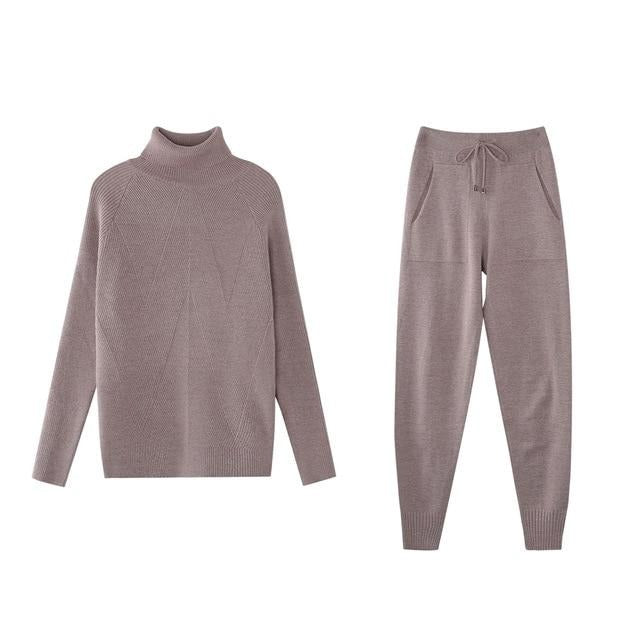 Andrea - Luxe comfortabele sweater en broekenset