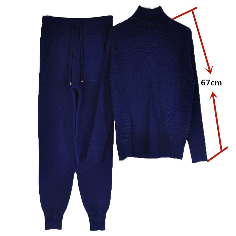 Andrea - Luxe comfortabele sweater en broekenset