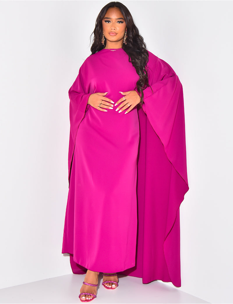 Noor Vloeiende Cape Jurk