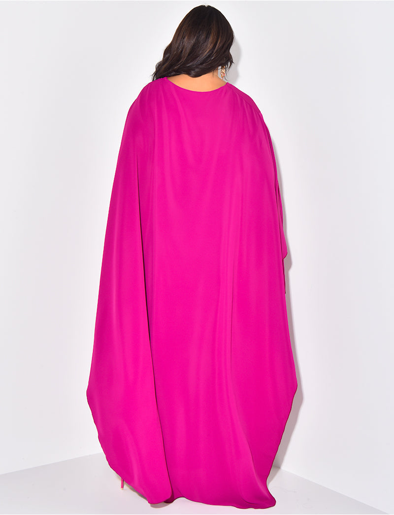 Noor Vloeiende Cape Jurk