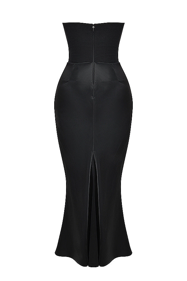 Amara Verfijnde Strapless Jurk