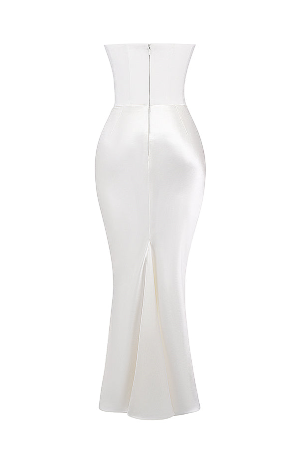 Amara Verfijnde Strapless Jurk