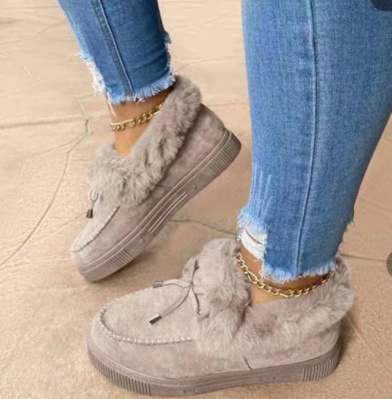 Eline Comfortabele Winterinstappers met Luxe Bontvoering