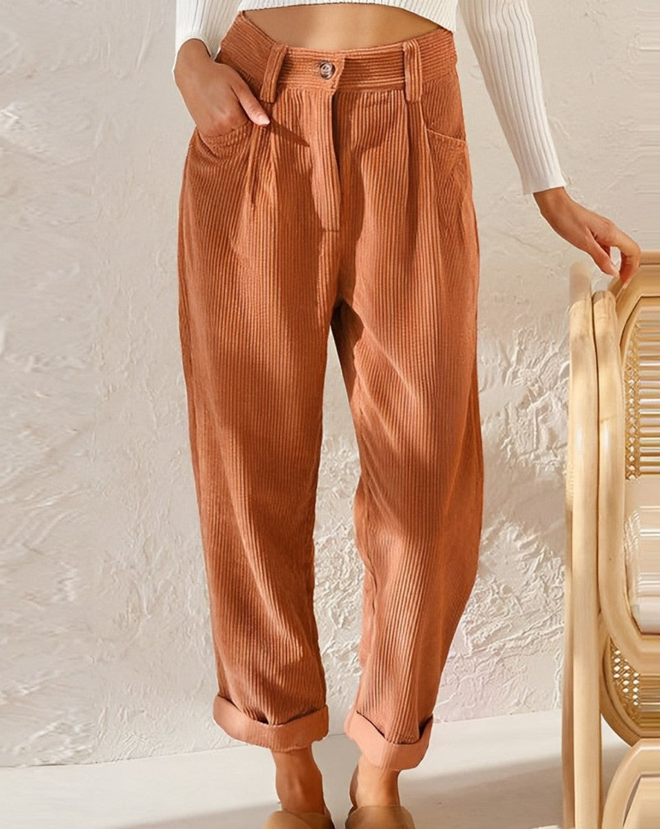 Sophia Luxe High-Waisted Pantalon – Elegant & Tijdloos