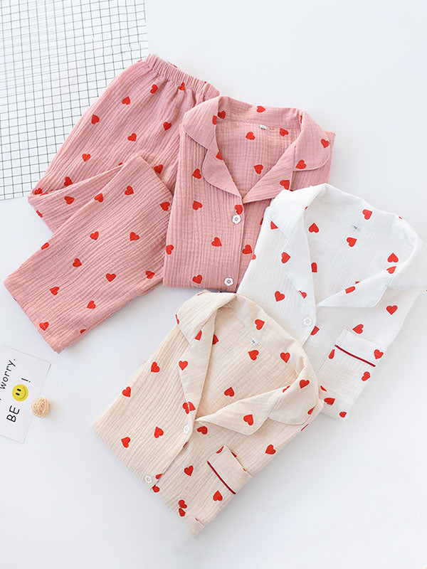 Livia Luxurious Cotton Pajama Set (Long Sleeves)