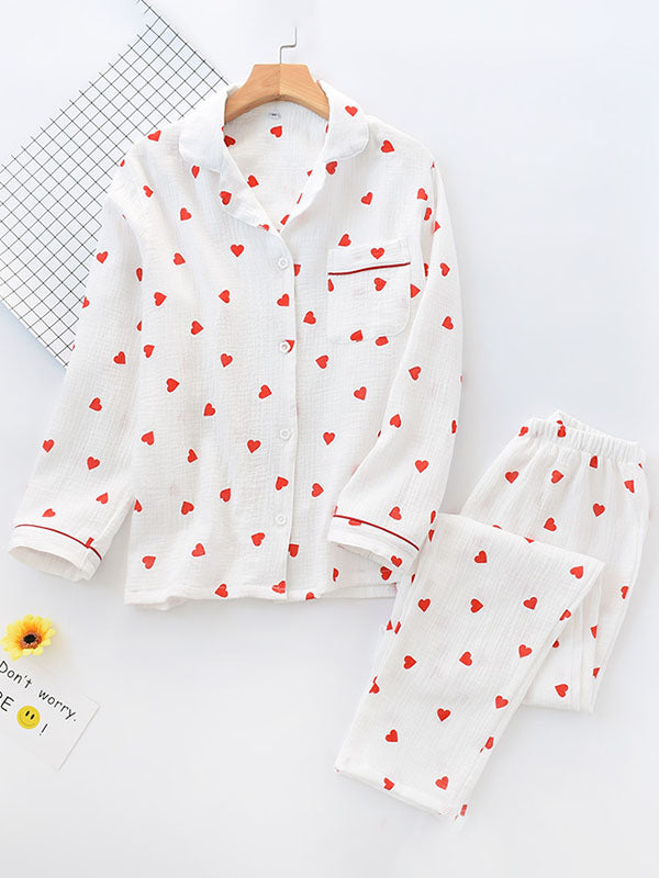 Livia Luxurious Cotton Pajama Set (Long Sleeves)