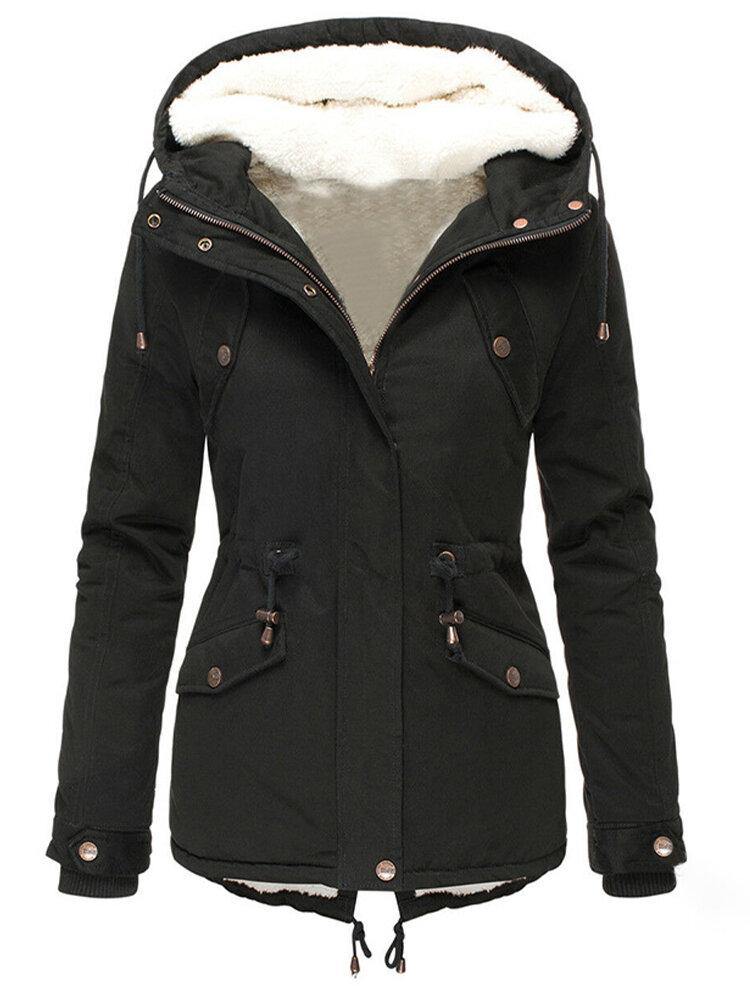 Amelia Comfortable Winter Jacket with Adjustable Waist and Hood