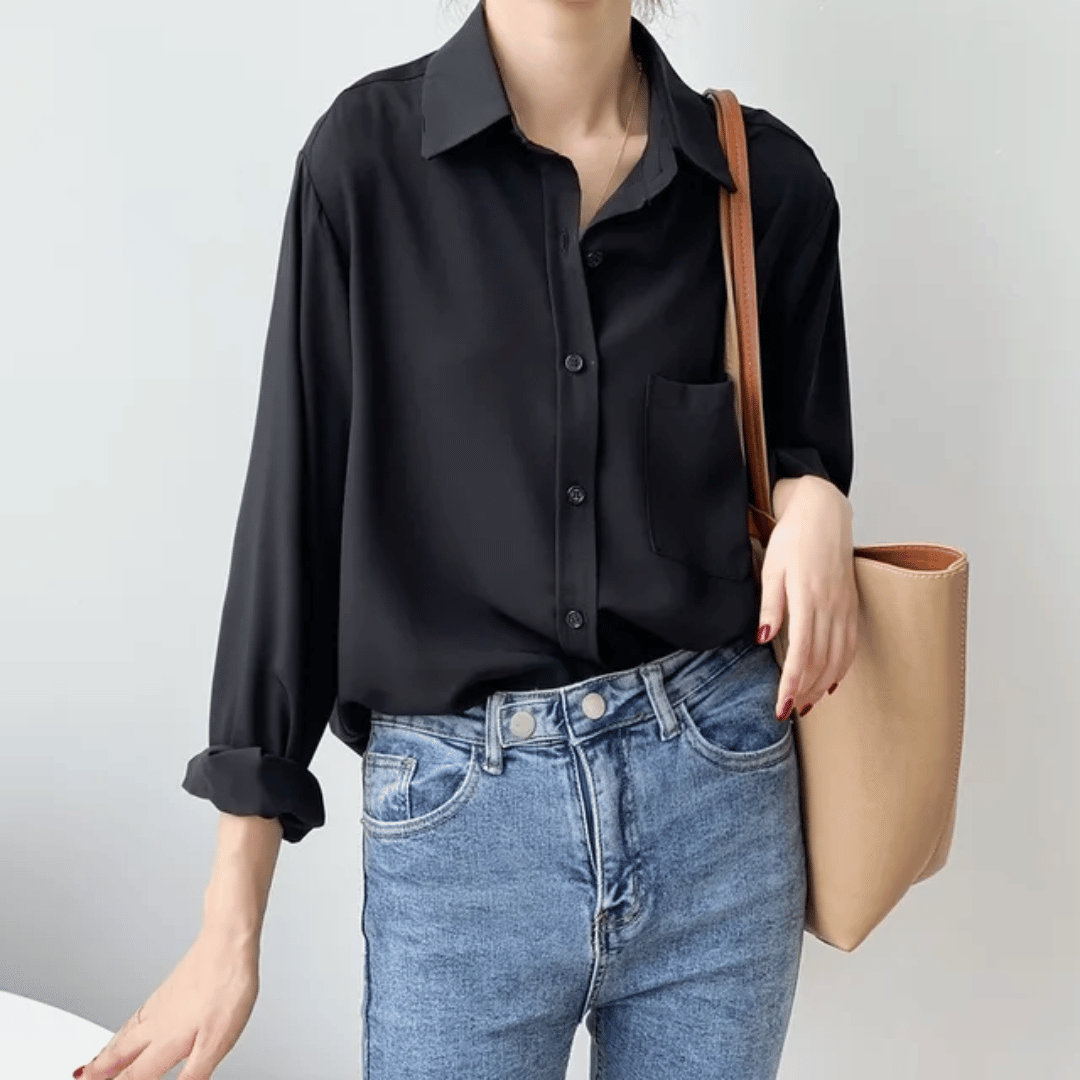 Julia Klein Satin Shirt - Luxe Satin Top