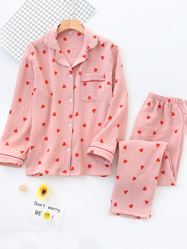 Livia Luxurious Cotton Pajama Set (Long Sleeves)