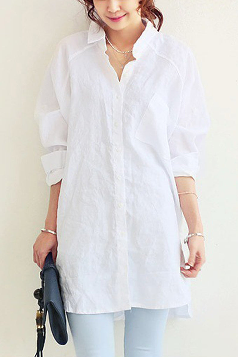 Olivia – Luxe Breathable Linen Shirt with Relaxed Fit
