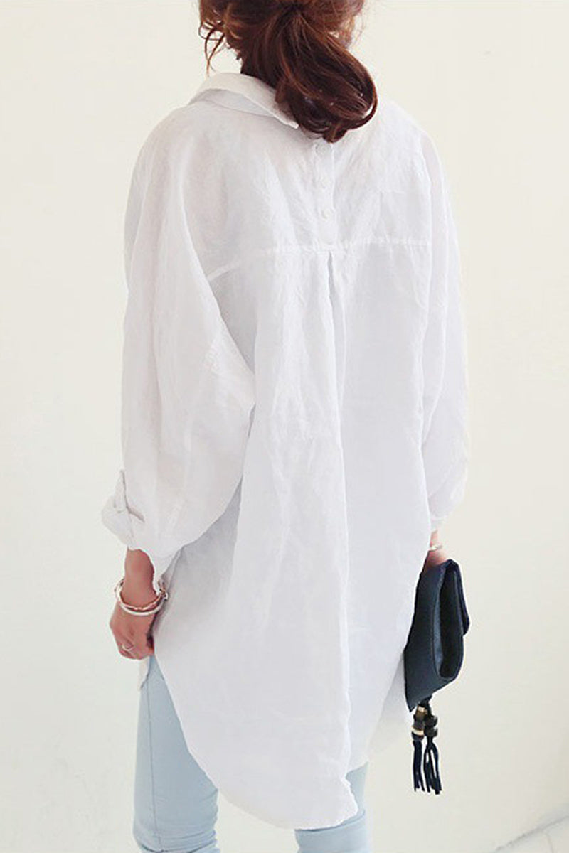 Olivia – Luxe Breathable Linen Shirt with Relaxed Fit