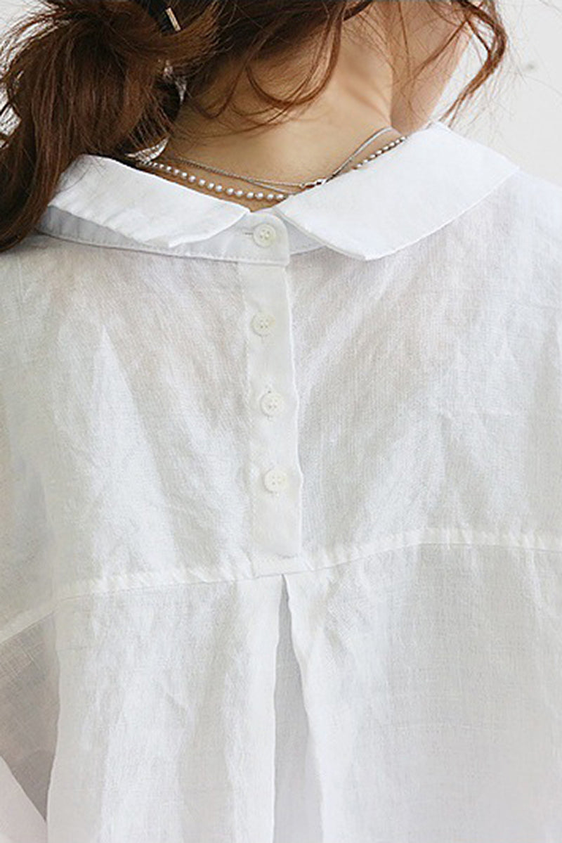 Olivia – Luxe Breathable Linen Shirt with Relaxed Fit