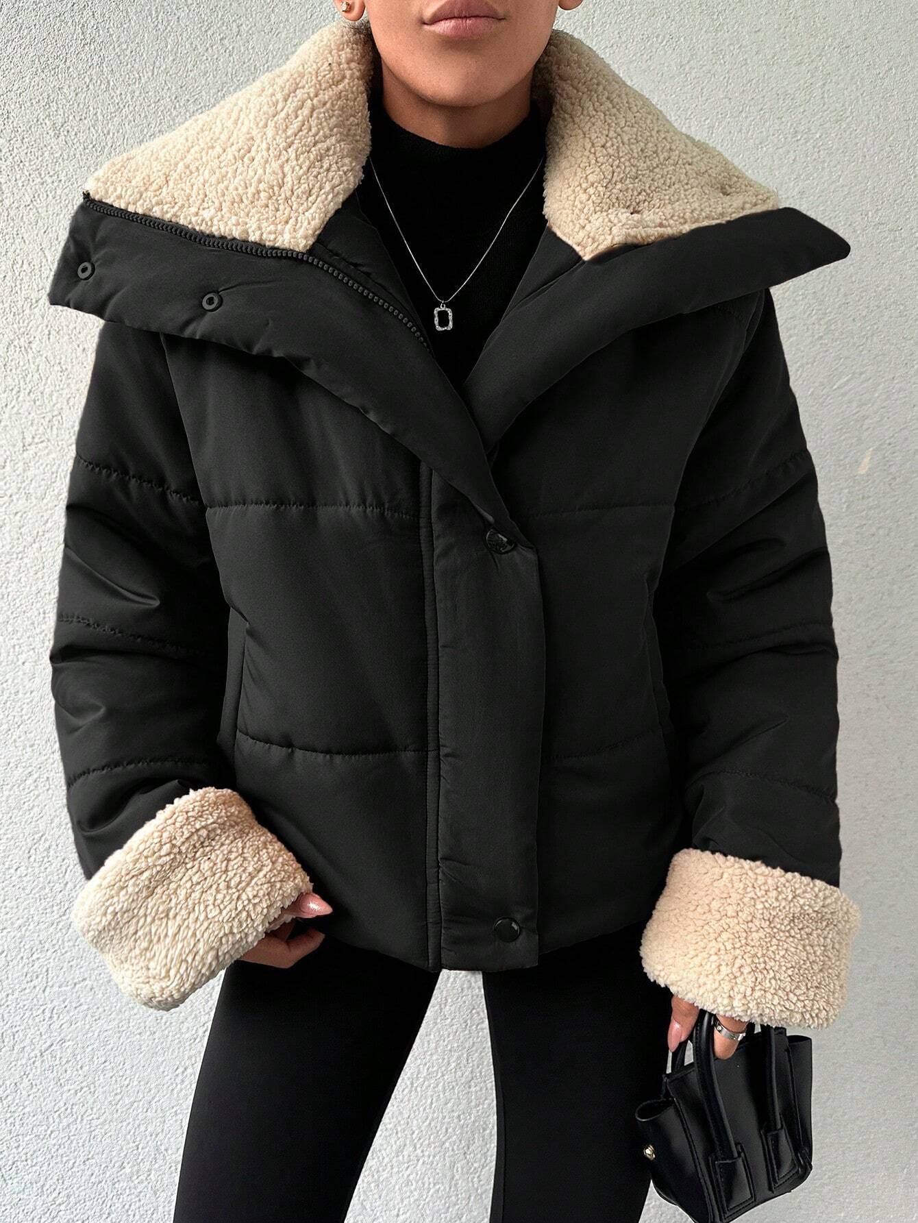 Emma Luxe Casual Puffer with Zipper and Collar - Comfort and Style for Winter