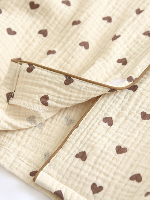 Lily Teddy Bear Print Pyjama Set - Soft & Comfortable for Warm Nights