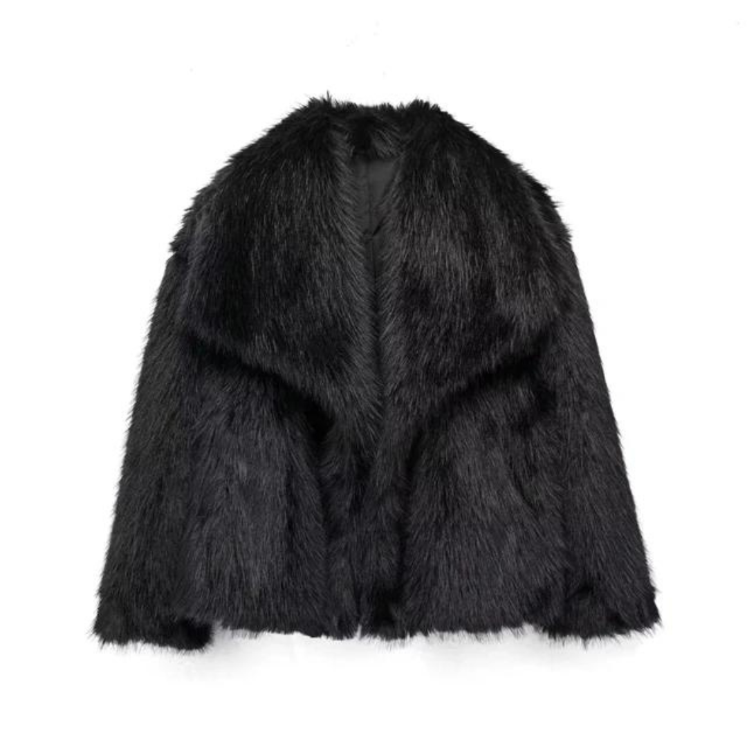 Sophia Vegan Faux Fur Jas