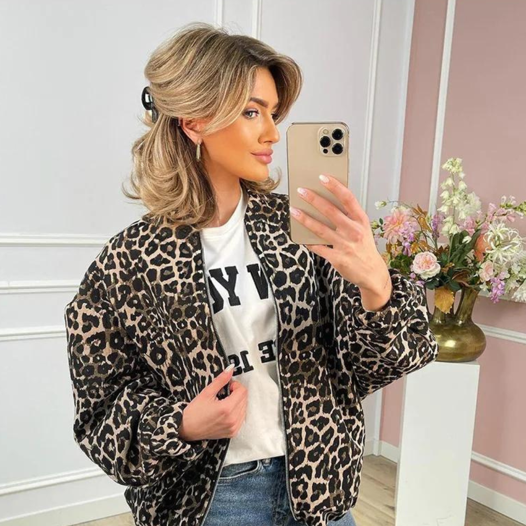 Lotte Luxe Leopardenprint Jas