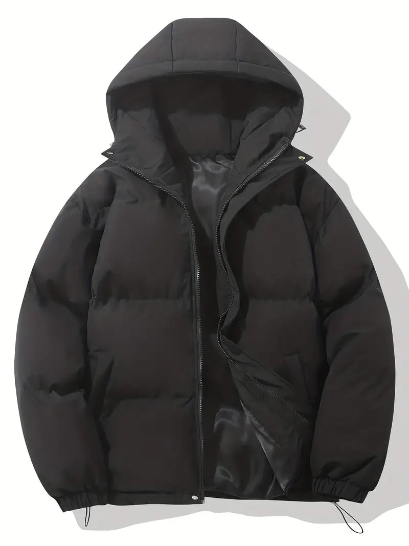 Amara Luxe Classic Down Jacket with Hood for Winter Comfort