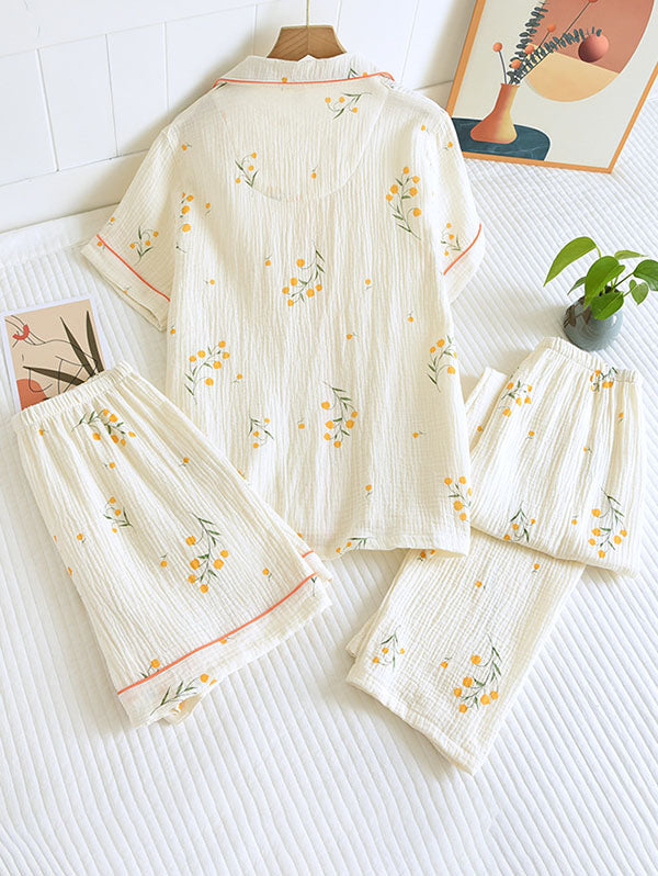 Elise Elegant Cotton Pajama Set