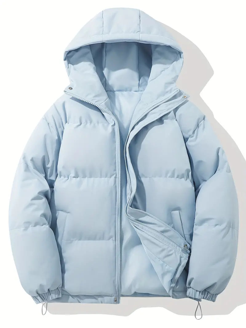 Amara Luxe Classic Down Jacket with Hood for Winter Comfort