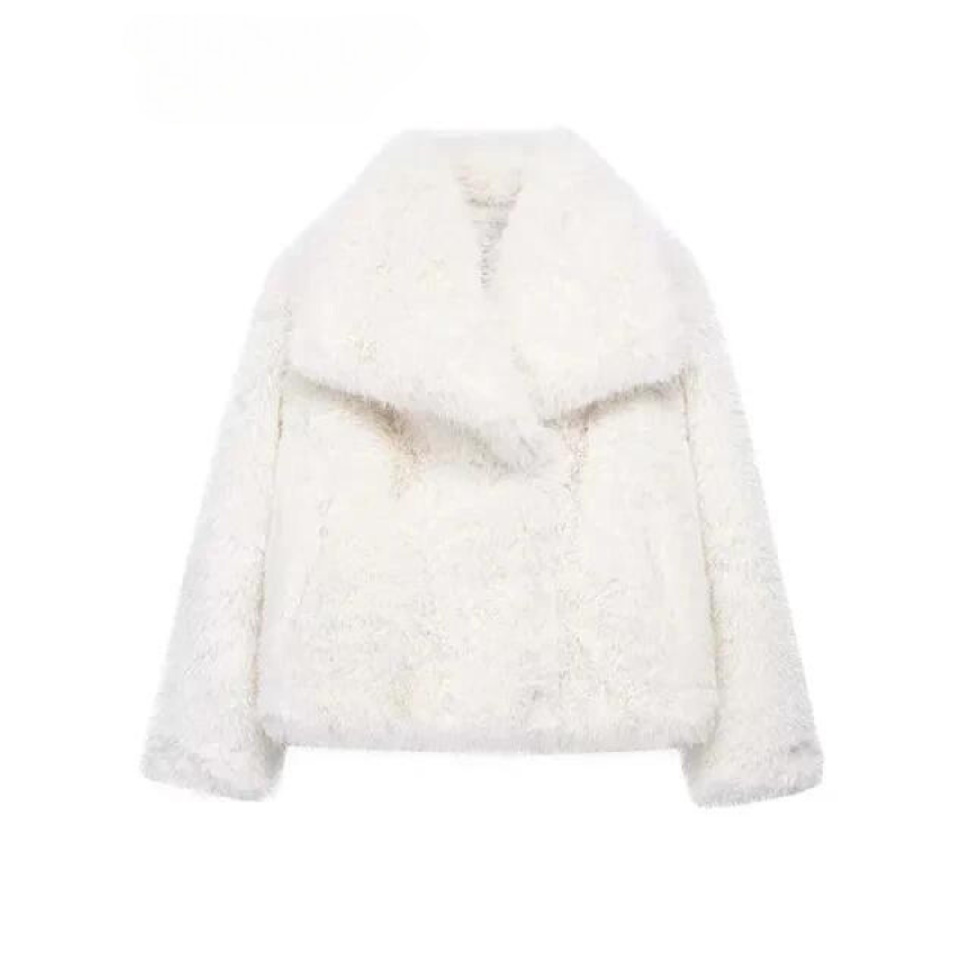 Sophia Vegan Faux Fur Jas