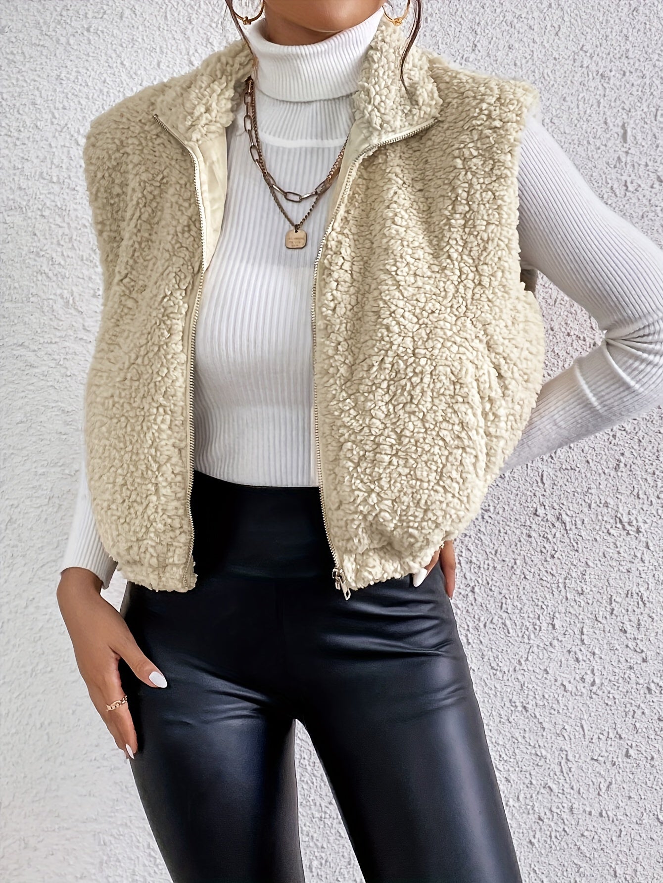 Eva Soft Teddy Gilet