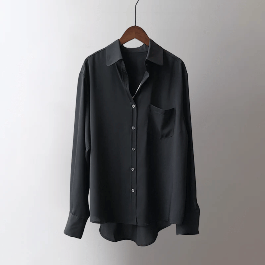 Julia Klein Satin Shirt - Luxe Satin Top