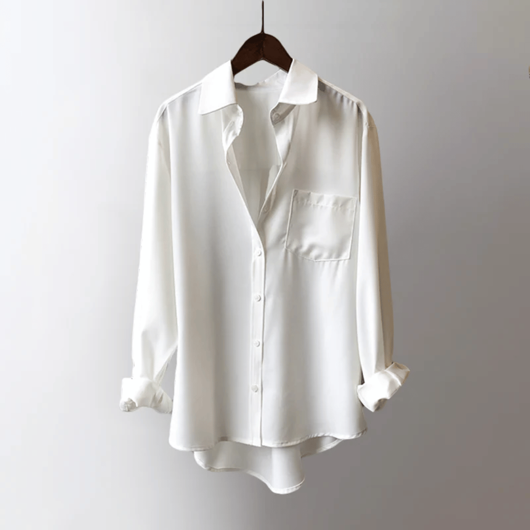 Julia Klein Satin Shirt - Luxe Satin Top